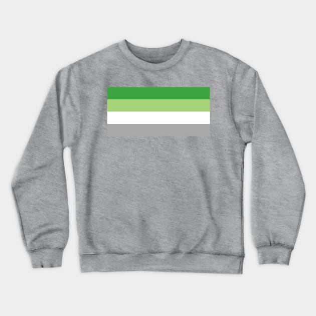 Aromantic flag Crewneck Sweatshirt by sovereign120